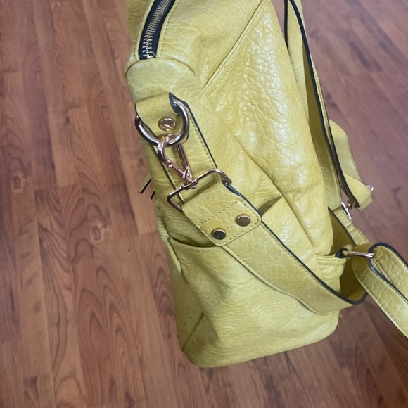 Not rated Yellow Leather Backpack - Picture 7 of 11
